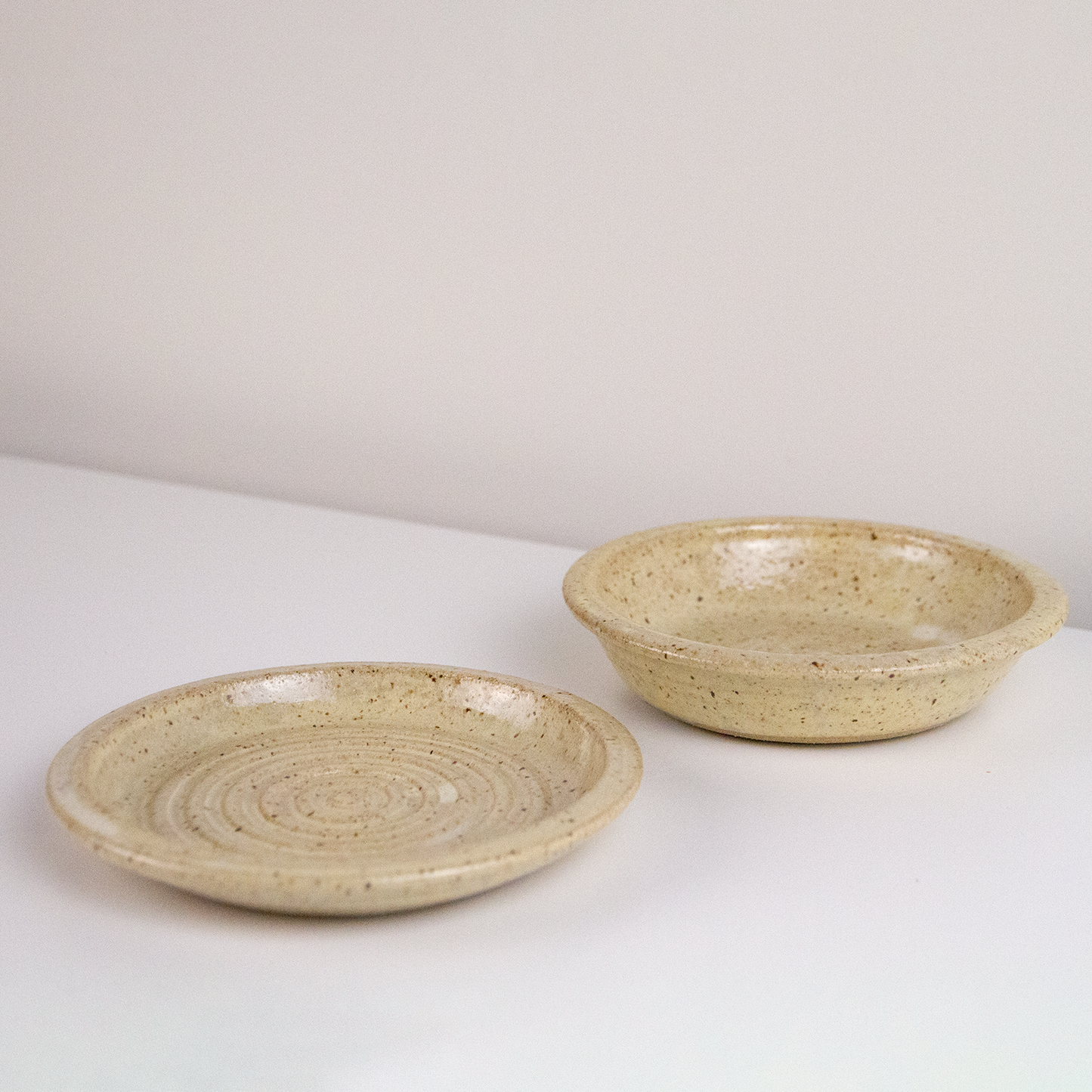Oatmeal Pet Dish Set