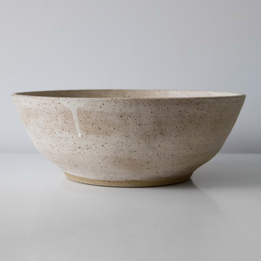 Speckled alabaster medium bowl