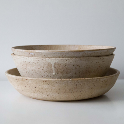 Speckled alabaster medium bowl two