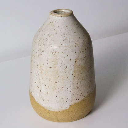 Speckled alabaster vase